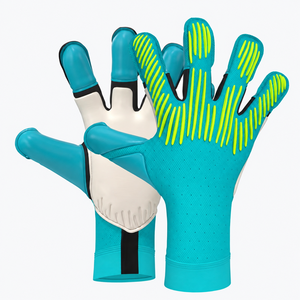 Direct Factory Supplier High Quality Football Goalkeeper Gloves Professional Custom Logo <b>Latex</b> Breathable <b>Men's</b> Pull Adjustable - Product Image 3