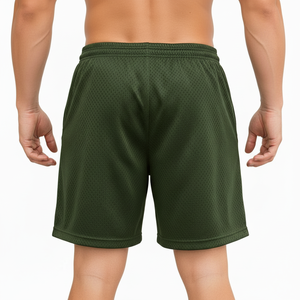Shorts de sport pour hommes, en mesh respirant, séchage rapide, légers, athlétiques, logo personnalisé, OEM, vente en gros - Product Image 3
