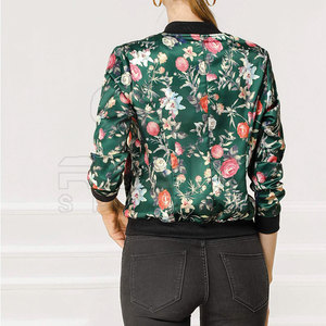 Best Quality Stylish Refined Wardrobe Women Printing Varsity <b>Jackets</b> Contemporary Apparel For Lifestyle For Online - Product Image 3