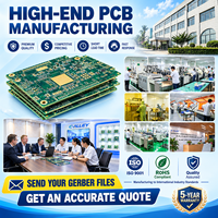 PCB Frekuensi Tinggi Material Khusus, Papan Sirkuit Microwave Low-loss untuk Sistem Radar Gelombang Milimeter Pabrik Shenzhen