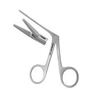 Pinzas Micro Alligator Dentadas de Precisión, Instrumento Quirúrgico Oftálmico, Pinzas Médicas para Laboratorio ENT, Herramienta de Agarre Fino, Alemán - Product Image 1
