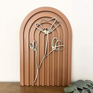 Modern <b>Home</b> Interior Laser Cut MDF <b>Wooden</b> Wall Art Wood Wall <b>Signs</b> Decoration - Product Image 5