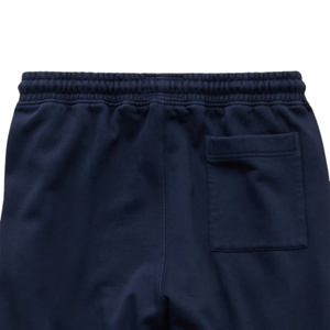 Pantalon de survêtement en molleton bleu marine pour homme, taille élastique avec cordon de serrage, coupe droite décontractée, pantalon de détente d'hiver avec poches - Product Image 5