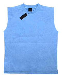 High Quality 100% Cotton Breathable Quick Dry Men's Tank Top OEM Sleeveless Casual Vest Fitness <b>Singlet</b> Custom <b>Running</b> Muscle - Product Image 1