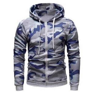Sweat à capuche zippé 100 % coton molletonné pour homme, coupe ample, couleur unie, commande en gros, logo personnalisé, service OEM, séchage rapide, collection automne 2026 - Product Image 3