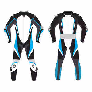Combinaison de moto en cuir unisexe à manches longues, coupe-vent, imperméable, respirante, toutes saisons, TOPEAK SPORTS 280g, couleur personnalisée, nouveau design - Product Image 2