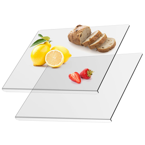 Customised 2 Pieces <b>Acrylic</b> Chopping <b>Blocks</b> Kitchen Countertop Fruits & Vegetable Cutting Board Dishwasher Safe Crafts - Product Image 4