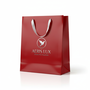 Bolsa de Papel Ecológica Hecha a Mano en Vietnam, Reciclable, con Impresión Personalizada, Papel Blanco Laminado de Lujo para Boutique y Supermercado - Product Image 5