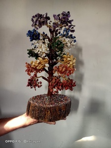7 Chakra pierres précieuses arbre 1500 perles arbre haute qualité cristal décoratif naturel puces arbre utilisation pour la décoration de noël - Product Image 2