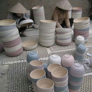 Bol en bambou fait main BLUE LOTUS FARM, non toxique et léger, vaisselle écologique durable pour la maison et la restauration, origine Ben Tre - Product Image 6