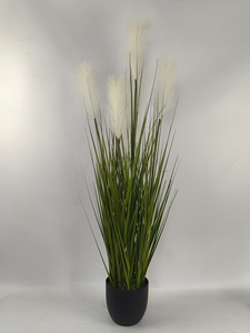 Herbes artificielles herbe de pampa blanc Large120 150 <span class=keywords><strong>cm</strong></span> plante en pot fleurs ornementales fronde décor roseau vert <span class=keywords><strong>pas</strong></span> <span class=keywords><strong>cher</strong></span> Stock doux - Product Image 3