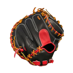 Durable Professional Shock Absorbing Adult Youth Softball Catcher Mitt Genuine Leather <b>Baseball</b> Pitcher Glove - Product Image 1