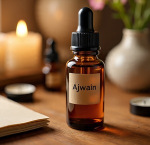 Aceite Esencial de Ajwain Orgánico de Alta Calidad (Destilado al Vapor a Partir de Semillas) para Nutrir el Cabello, Exportador de India - Product Image 1