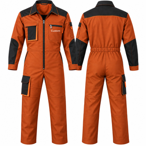 Overol de Trabajo con Franjas Reflectantes para Hombre, Primavera-Otoño, Talla Europea, Resistente al Desgaste, Mono de Seguridad Laboral - Product Image 1