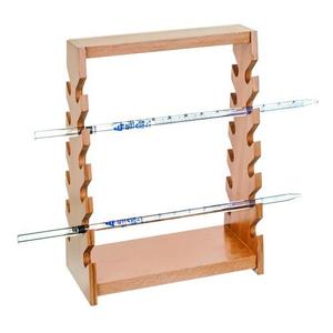 Soporte Profesional de Madera para Pipetas Manuales y Electrónicas, Personalizable OEM, Construcción Robusta, Organización Segura - Product Image 1