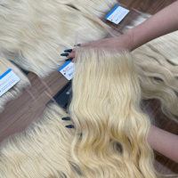 Extensions de cheveux vierges Elite Choice HD Lace Closure, double épaisseur, blondes, 100 % cheveux humains vietnamiens, prêtes à être expédiées, nœuds sains et sécurisés, durables