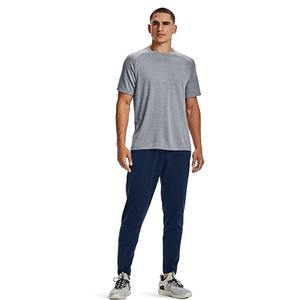 T-shirt de sport pour homme en polyester à séchage rapide avec logo personnalisé, tissu en maille, vêtements de fitness, entraînement, athlétisme, gym, musculation - Product Image 4