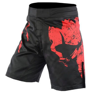 Shorts MMA respirants pour hommes avec fentes latérales, ceinture robuste offrant un contrôle de la force, shorts de combat durables pour l'entraînement aux arts martiaux - Product Image 1