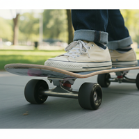 Roues de patins à roulettes en PU 63*43mm, pièces de rechange pour patins à roulettes à double rangée, roues en PU haute élasticité
