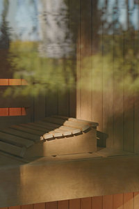 Sauna extérieur cylindrique commercial, <span class=keywords><strong>construction</strong></span> <span class=keywords><strong>en</strong></span> bois massif, design écologique, sauna à vapeur, environnement forestier, expérience <span class=keywords><strong>de</strong></span> spa - Product Image 6