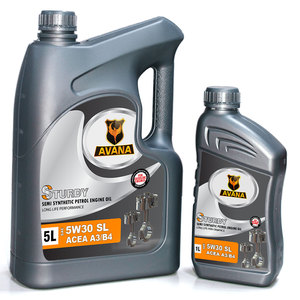 L'huile moteur semi-synthétique Premium 5W30 SL assure la puissance et la protection des véhicules à essence à kilométrage élevé - Product Image 1