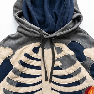 Custom Embroidered <b>Men's</b> 100% Cotton <b>Sherpa</b> Lined Hooded Sweatshirt Pullover <b>Hoodie</b> Solid Pocket Eco-Friendly Breathable Casual - Product Image 3