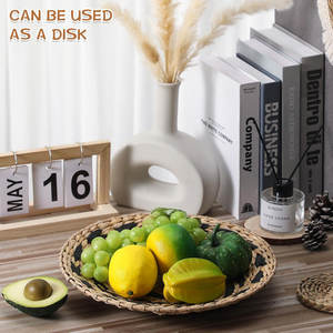 Juego de 7 canastas de pared tejidas bohemias hechas a mano, decoración con detalles únicos para tu hogar - Product Image 4