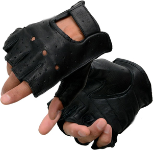 Gants de moto sans doigts pour hommes Samroz Sports - Product Image 1