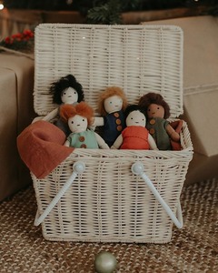 Children's picnic <b>basket</b> Handmade <b>Storage</b> <b>Basket</b> Wholesale eco-friendly Made in Vietnam Ready to stock - Product Image 6