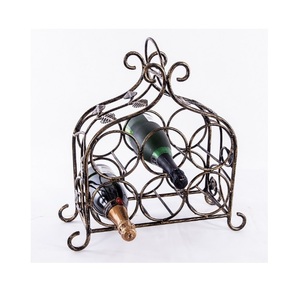 Estante para vinos de encimera, moderno, de metal negro, soporte independiente para botellas, para gabinetes y despensas - Product Image 4