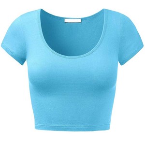 เสื้อครอปท็อปผู้หญิง น้ำหนักเบา คุณภาพสูง ผ้าไนลอน/คอตตอน ระบายอากาศได้ดี ไม่เป็นขุย ใส่ได้ทุกฤดู รับทำโลโก้ตามสั่ง สินค้าขายส่งยอดนิยม - Product Image 3