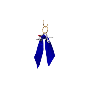 Porte-clés perlés « Love the Game Day » faits à la main, look élégant pour la saison des matchs, avec breloques et perles en verre - Product Image 5