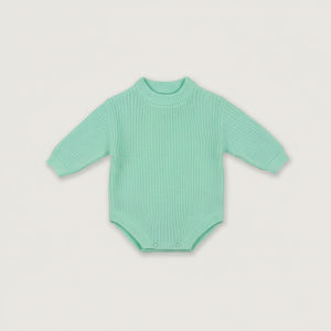 Rompers 100% algodón para bebés varones, ODM y OEM, ropa de bebé, Vietnam, invierno, YKK, embalaje personalizado disponible. - Product Image 4