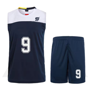 Hot Sale <b>Custom</b> Team Volleyball Uniform Breathable Polyester Eco-Friendly Lightweight Design for Comfort Professional Appearance - Product Image 1