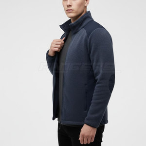 Veste polaire durable, tissu chaud, finition lisse, pour les activités de plein air et le port quotidien en hiver. Veste polaire d'hiver. - Product Image 5