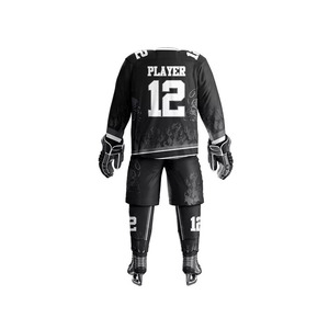 Uniformes de Hockey sobre Hielo a Precio Económico, Gran Venta, 100% Poliéster, Ropa Deportiva Estampada, Uniforme de Hockey sobre Hielo de Alto Rendimiento - Product Image 2