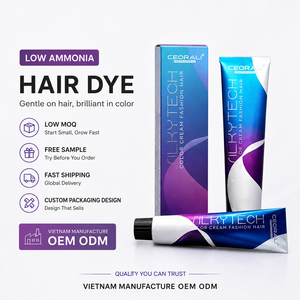 ยาย้อมผมสูตรแอมโมเนียต่ำ กลิ่นหอม ปิดผมขาว 50 กรัม-500 กรัม สีติดทนนาน - Product Image 1