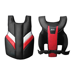 Wholesale Boxing Body Protector Custom Logo Genuine Leather Boxing <b>Coach</b> Vest Shock Absorbing Heavy Duty Rib Shield - Product Image 1