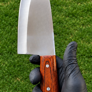 Cuchillo Desollador Silver Blade con Mango de Madera Marrón Anaranjado y Empuñadura Remachada para Carniceros, Desollado, Recorte y Corte Profesional de Carne - Product Image 6