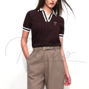 Camiseta Polo Personalizada al por Mayor, Camiseta Polo de Alta Calidad para Mujer con Logotipo Bordado o Impreso Personalizado - Product Image 2