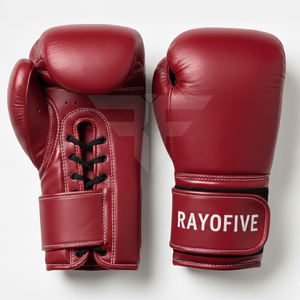 Gants de boxe personnalisés en cuir PU, gants d'entraînement personnalisés pour sac de frappe et kickboxing, gants de boxe professionnels pour l'entraînement. - Product Image 1