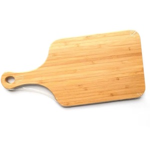 Planche à découper en bois de forme rectangulaire avec incrustation en résine, motif bleu, design de poignée, ensemble combiné - Product Image 2