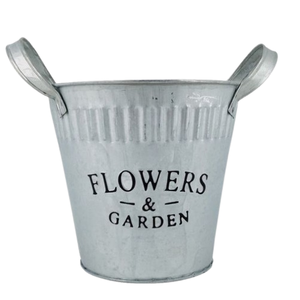 Macetas de Zinc Hechas a Mano, Jardinera de Hierro Multifuncional, Juego de Dos Macetas de Zinc para Hogar, Jardín y Balcón, Macetas Galvanizadas para Flores - Product Image 5