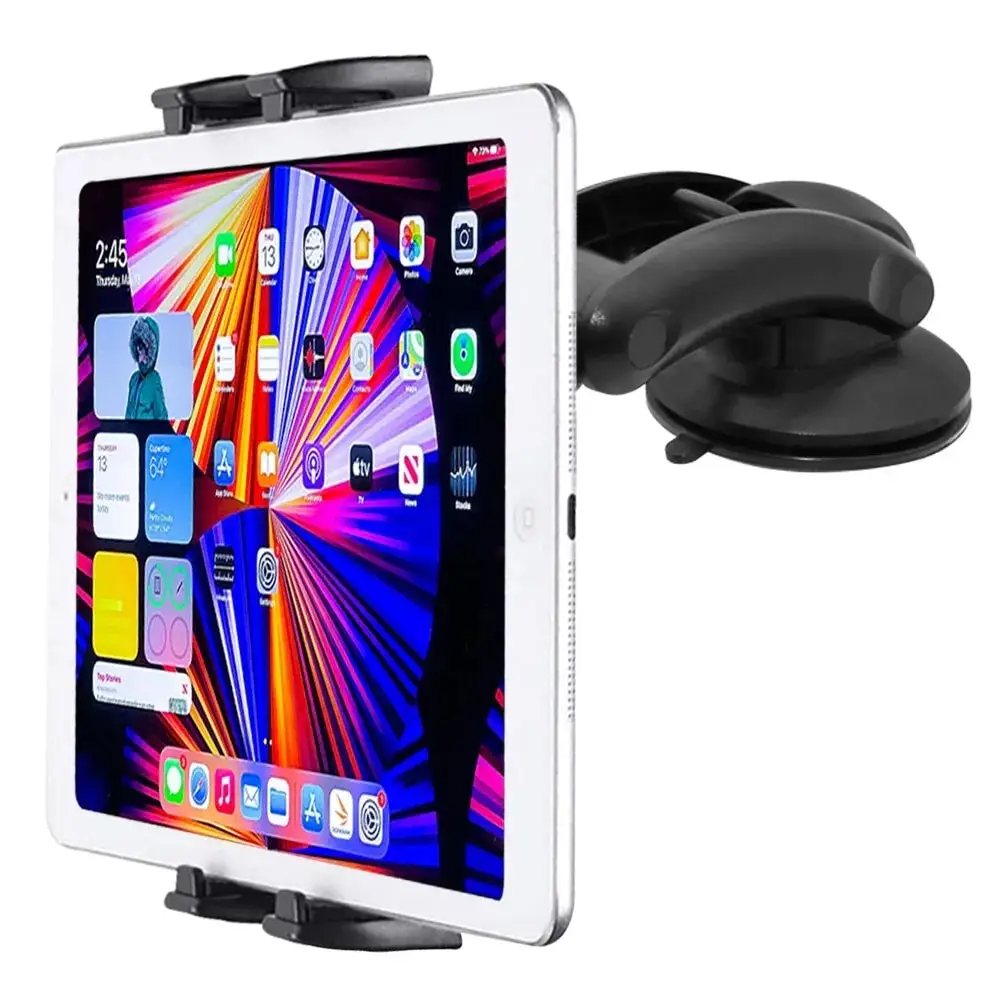 Auto Dashboard Windsheld Tablet Standaard Zuighouder Grote Clip Beugel Voor Ipad Pro Mini Iphone Xiaomi Samsung 4-13 Inch Tab Telefoon