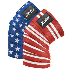 ZOTO – Nouveaux Genouillères Élastiques Personnalisables pour Powerlifting, Soutien Robuste pour Squat et Musculation, Vente en Gros Fabricant - Product Image 1