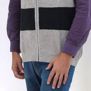 Suéteres de punto con cremallera para hombre, modernos y elegantes, ligeros, en venta. - Product Image 5