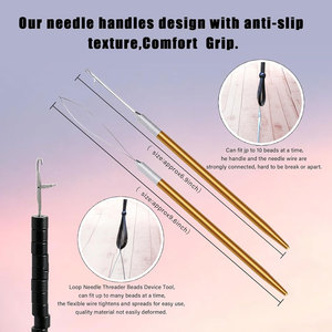 Kit d'outils Microlink pour extensions de cheveux à micro-perles avec pinces professionnelles, pinces de pose et de retrait de perles pour extensions de cheveux, légères - Product Image 3
