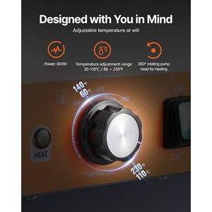 Dispenser Elettrico Commerciale per Formaggio 2.4x2 L in Acciaio Inossidabile Riscaldato con Doppia Pompa 86-23, Scaldafondente per Bevande per Bar - Product Image 3