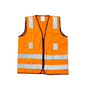 Gilet de sécurité professionnel pour homme, automne, haute qualité, imperméable, réversible, 100 % polyester, vêtement de travail extérieur pour la construction - Product Image 3