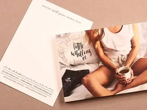 Tarjeta de agradecimiento, invitación, tarjeta de boda, tarjeta plegable, tarjeta de agradecimiento, tarjeta con impresión completa - Product Image 2